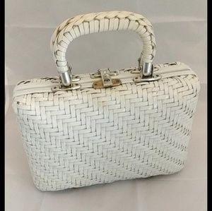 Vintage wicker purse from Macy co